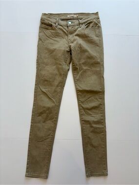 Levi's Khaki 710 Super Skinny Pants 26
